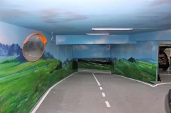 地下停车场彩绘