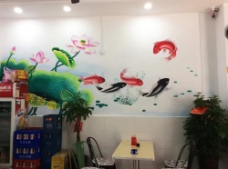 小乡会餐厅彩绘