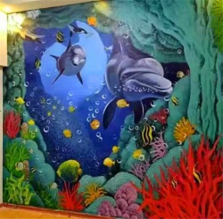 广州海珠3D立体画【手绘墙画】