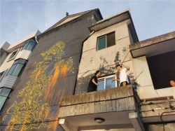 宿迁农村民宿彩绘