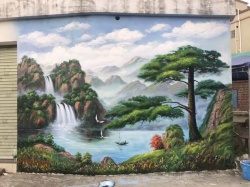 黄埔山水文化墙